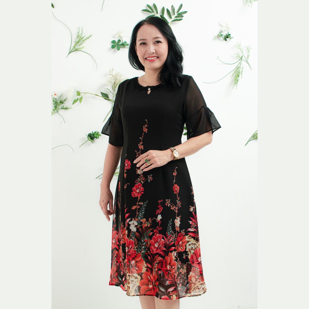 Madam Sotoni - Thời trang trung niên - Đầm trung niên - DVBC703