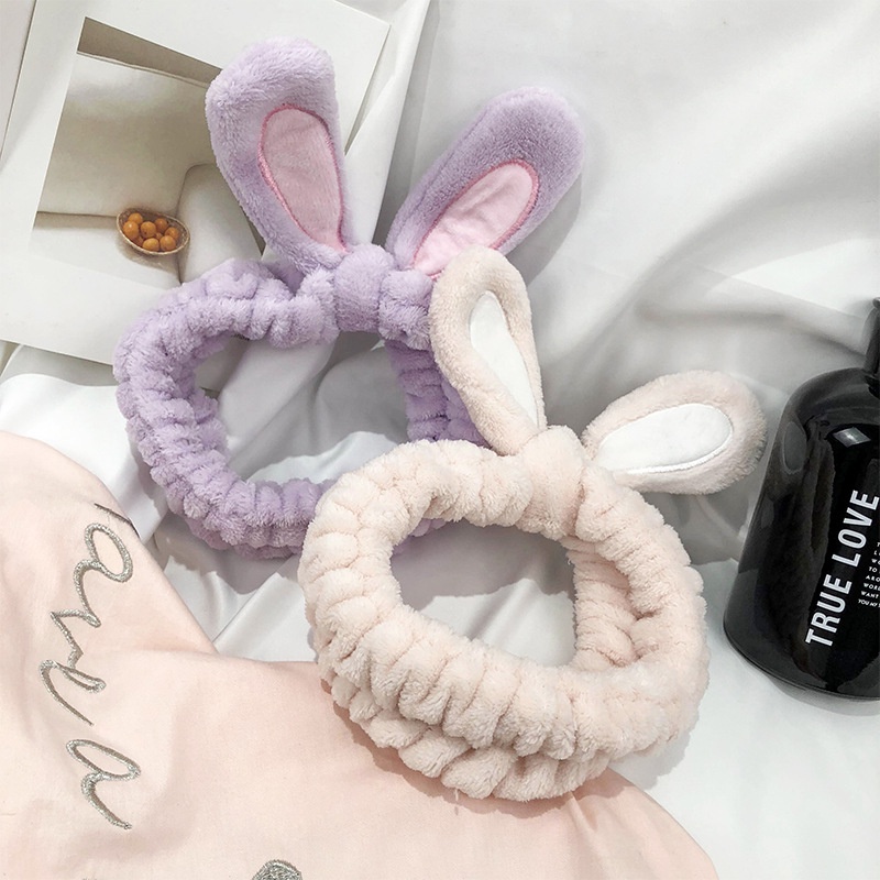 Băng Đô Tai Thỏ Dễ Thương Phong Cách Hàn Quốc