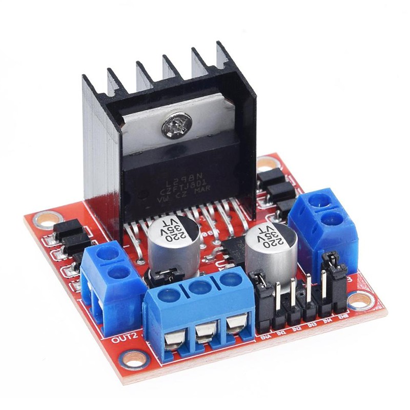 L298N Dual H Bridge DC Stepper Motor Drive Module Module cho Arduino Stepper Motor Robot ô tô thông minh