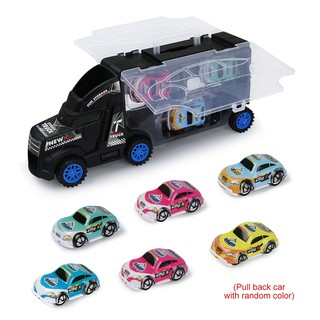 Set 6 Mô Hình Xe Tải Đồ Chơi Mini Cho Bé