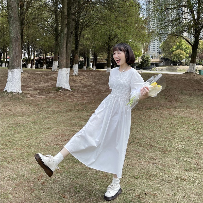 (CÓ SẴN)ĐẦM TAY PHỒNG OVERSIZE NHẸ NHÀNG