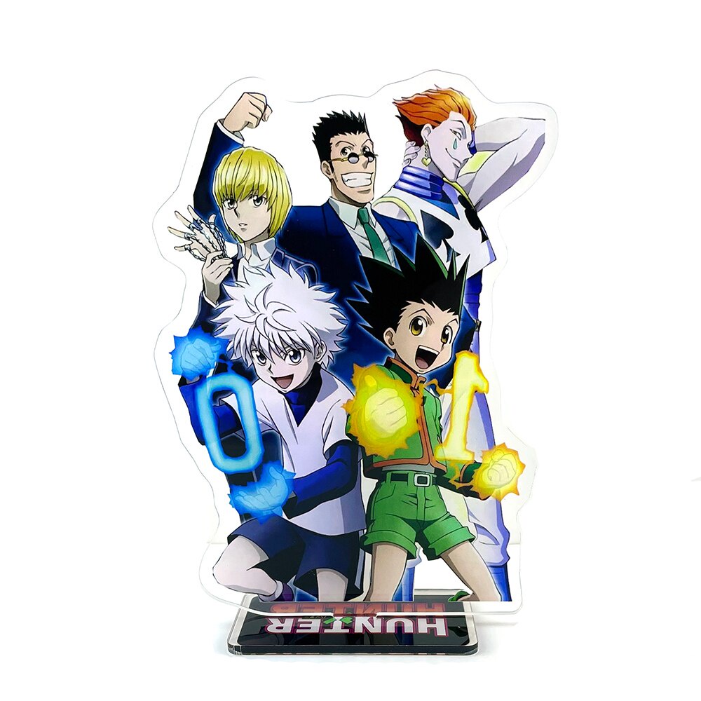 Giá đỡ trưng bày bánh kem bằng acrylic hình HUNTER Hisoka Gon Killua Kurapika Leorio