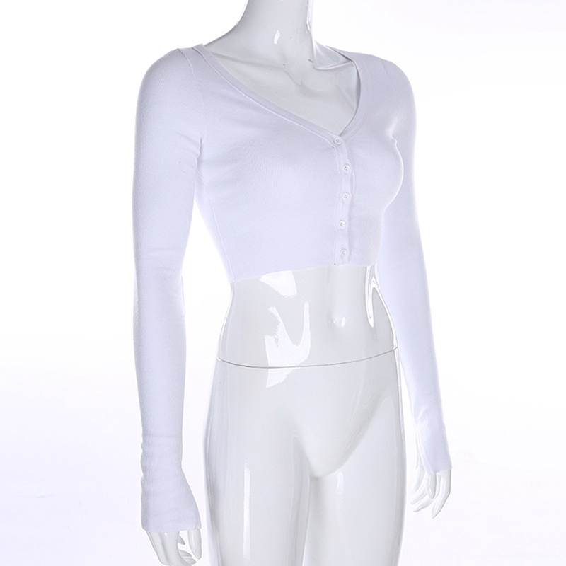 Áo Len Dài Tay Cổ Tim Phong Cách Quyến Rũ Dành Cho Nữ | BigBuy360 - bigbuy360.vn