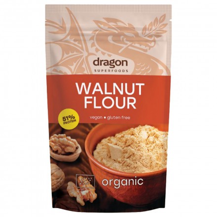 Bột óc chó 51% protein 200g Dragon Superfoods Walnut flour