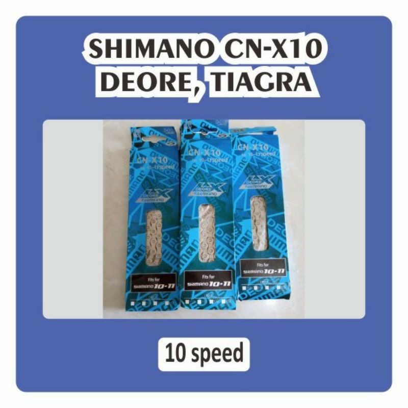 Dây Xích Xe Đạp Leo Núi Shimano Deore Lx Tiagra Cn-X10 Cn X10X10 116