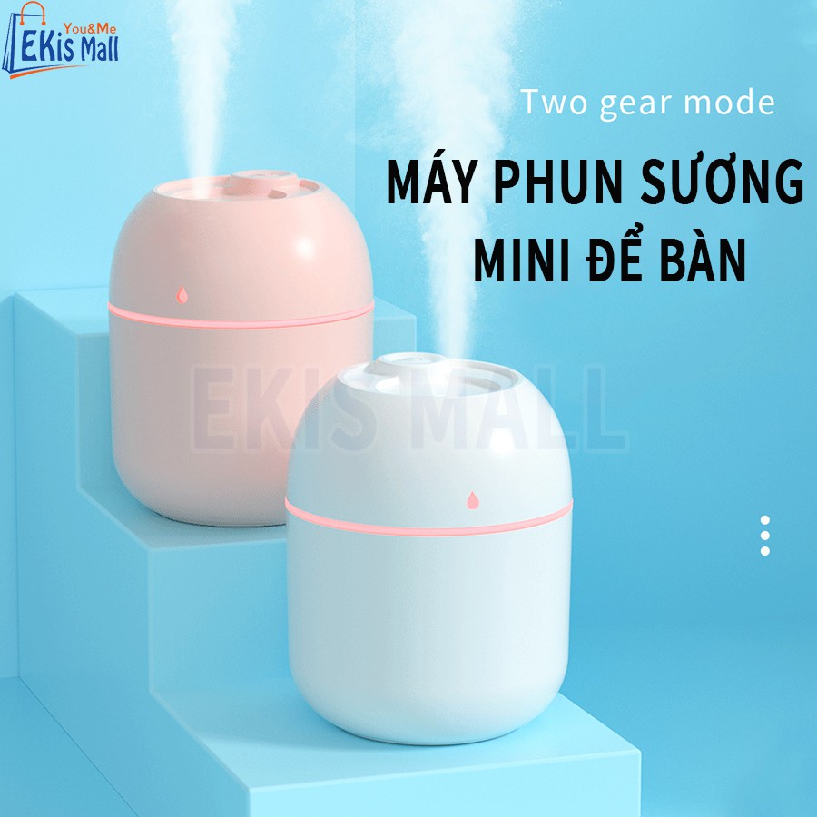 Máy phun sương giữ ẩm mini để bàn Ekis Mall có bảo hành