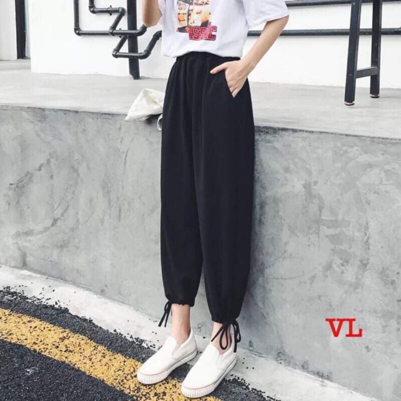 [Free Ship+Hình thật] Quần jogger rút dây siêu cute | WebRaoVat - webraovat.net.vn