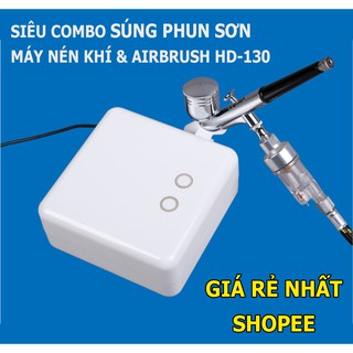 Mua SÚNG PHUN SƠN AIRBRUSH HD 130 SƠN NỘI THẤT  TƯỜNG  THUỶ TINH  TƯỢNG KIM LOẠI