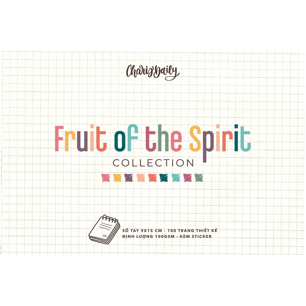 Bộ sổ tay mini (size a6) - FRUIT OF SPIRIT COLLECTION