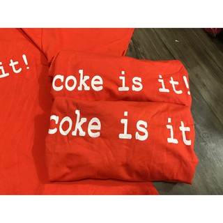 Áo tay lỡ in hình COKE