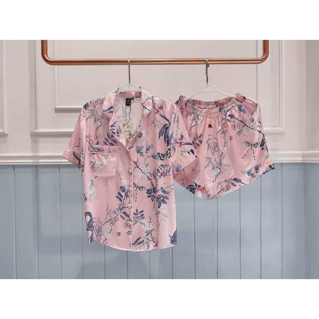 Đồ ngủ mặc nhà Pyjamas tay ngắn quần ngắn Oriental - Midnight Sleepwear | BigBuy360 - bigbuy360.vn