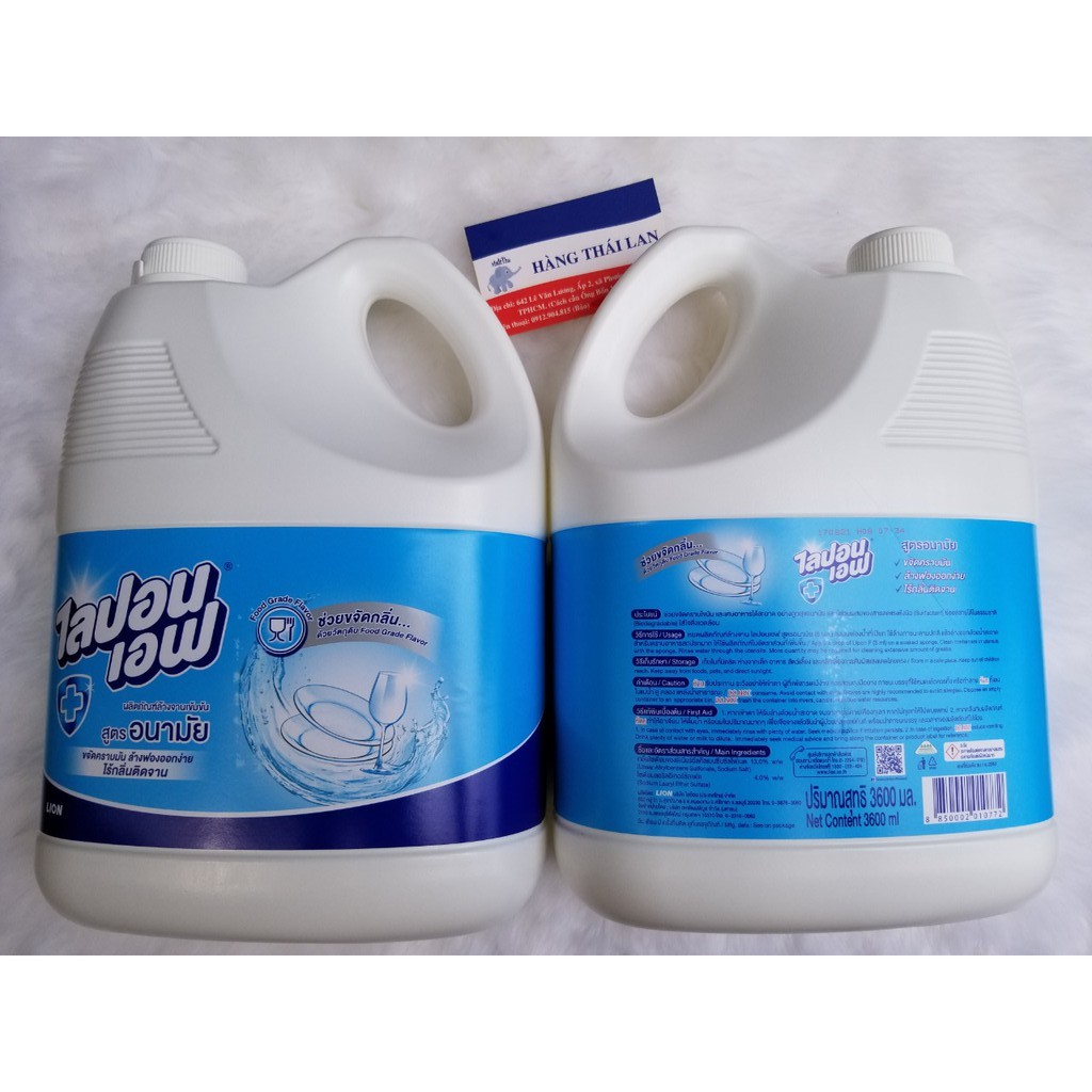 Nước rửa chén bát Lipon Thái Lan 3600ml