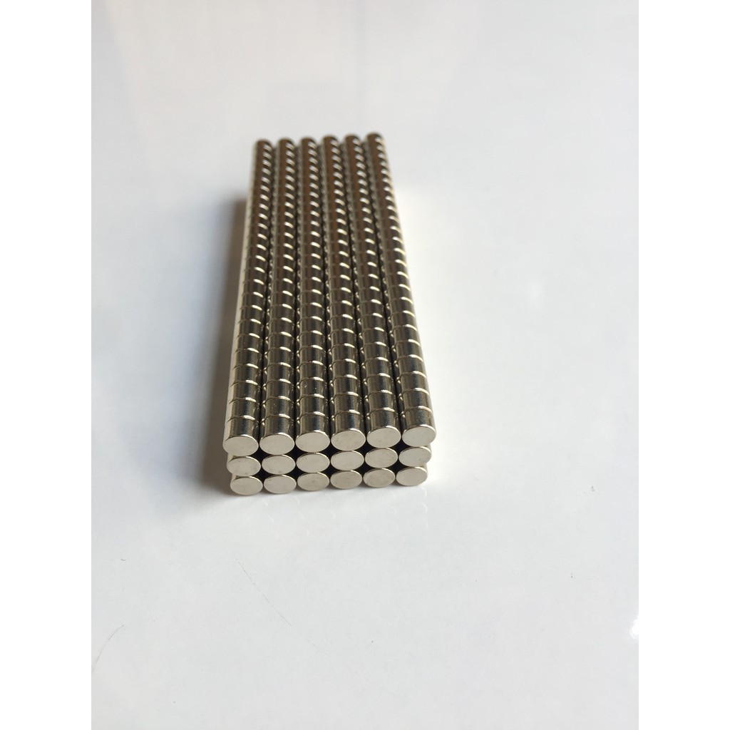 Nam Châm Trắng 6x5mm , Nam Châm Đất Hiếm NdFeB