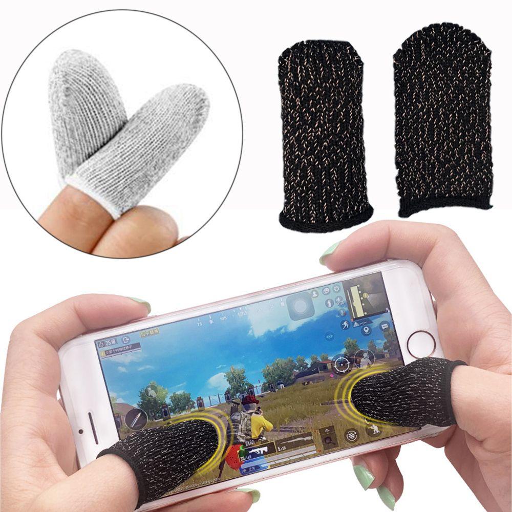 AUGUSTINA Vỏ Bọc Ngón Tay Chống Mồ Hôi Thoáng Khí Khi Chơi Game Điện Thoại