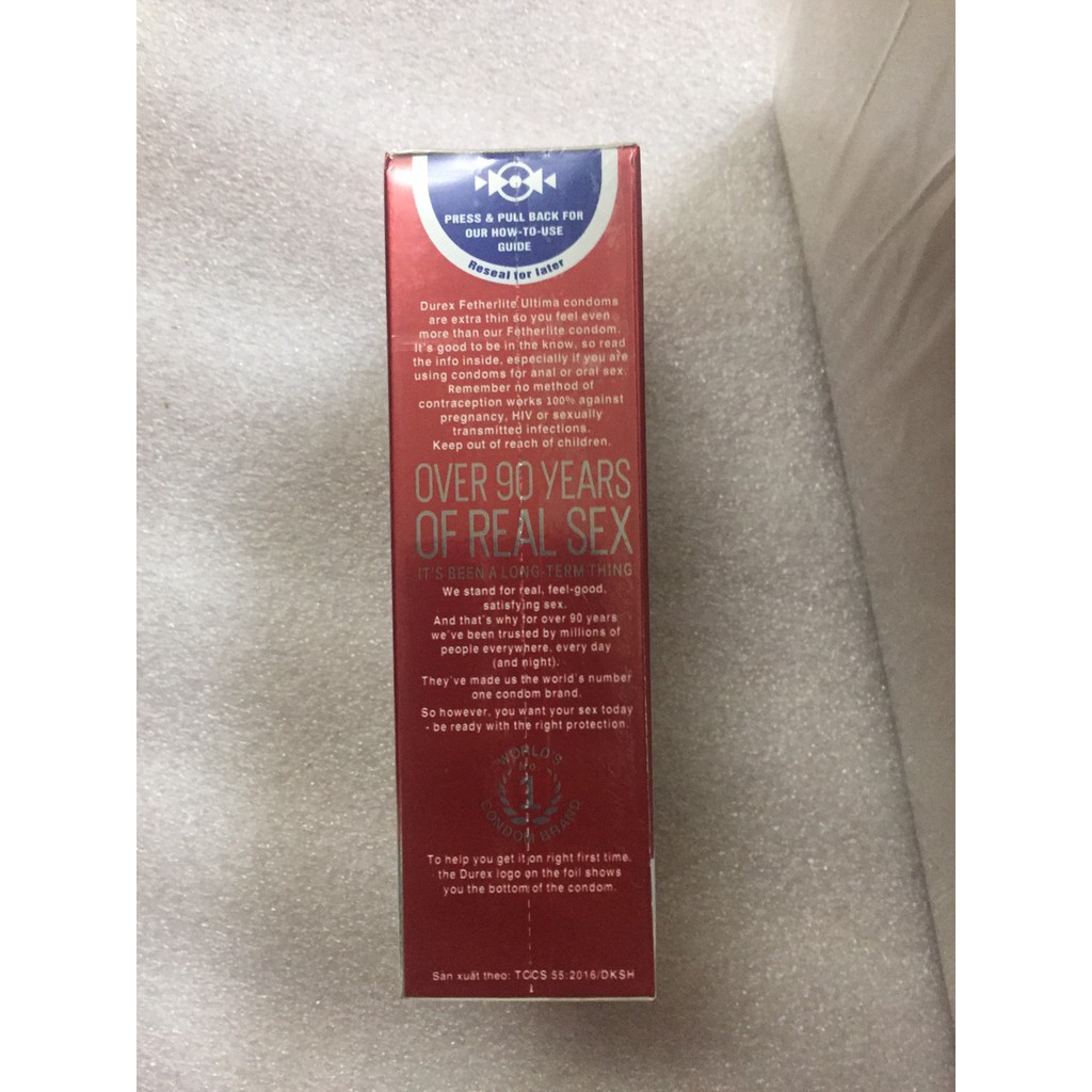 Bao Cao Su Durex Ultima hộp 12 cái  d06