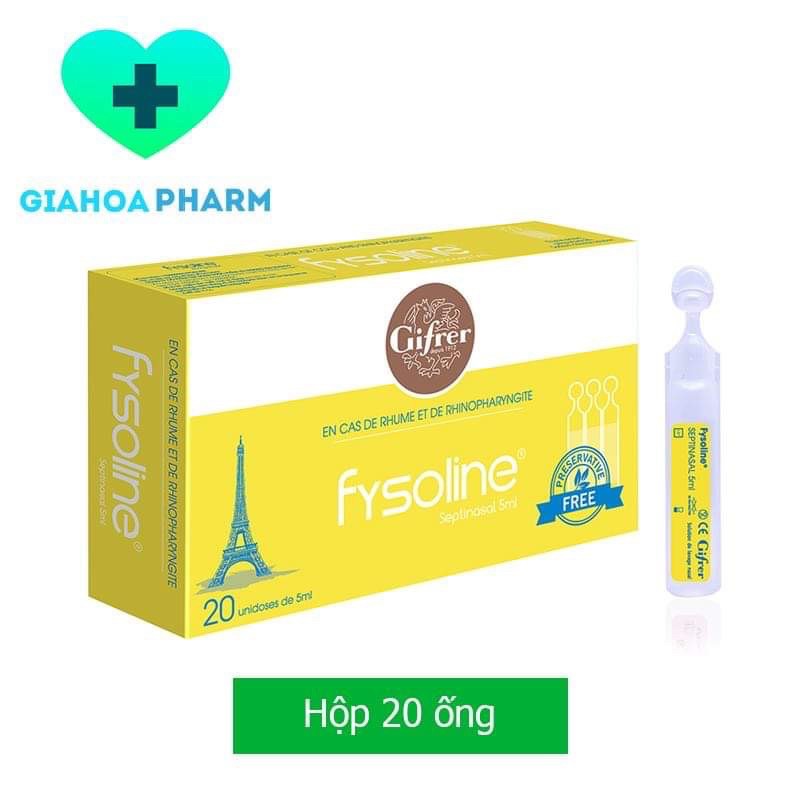 Fysoline Septinasal  - Dung dịch nhỏ mũi bé khi sổ mũi, nghẹt mũi, thông mũi, dễ thở