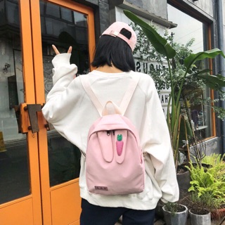 [ANDREA BACKPACK] Balo tai thỏ carrot siêu cutee