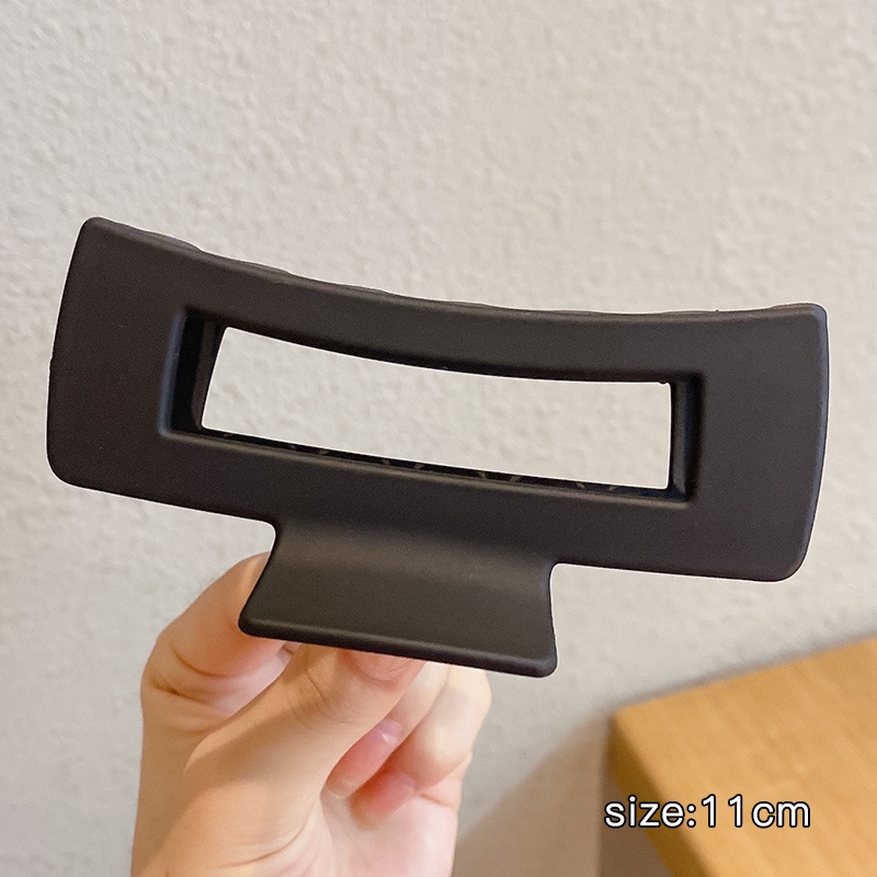 Kẹp tóc càng cua NOVSET Kẹp tóc hàn quốc thiết kế màu đen nhám