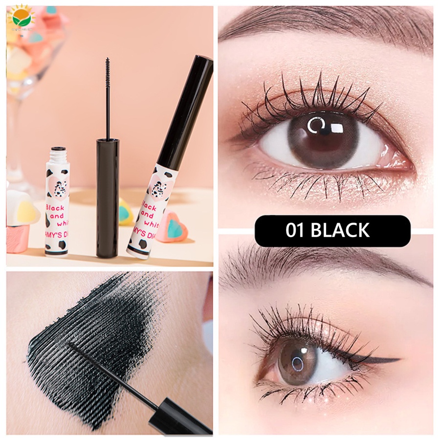 Thick, curly, slender, slender, not easy to smudge polka dot mascara