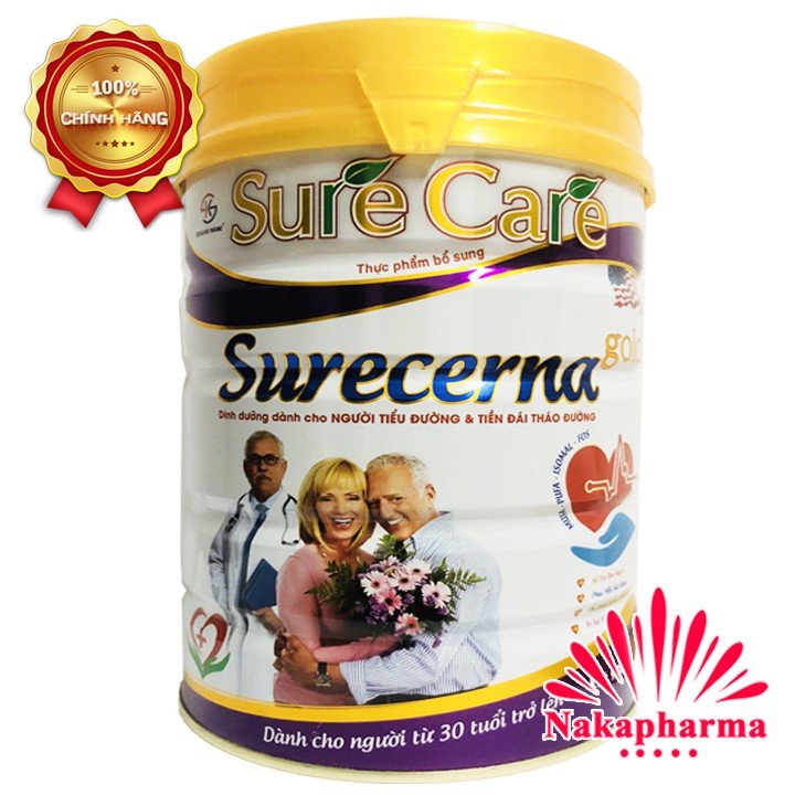 Sữa tiểu đường Sure Care Surecerna Gold 900g | Surecare