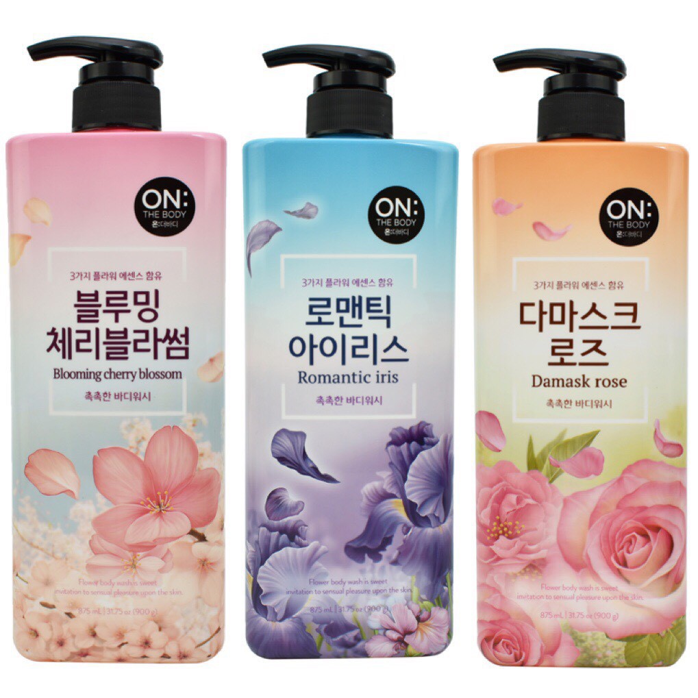 SỮA TẮM HƯƠNG NƯỚC HOA ON THE BODY 900ML.