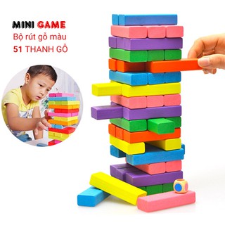 [Xã kho] Bộ Rút Gỗ Màu Cho Bé
