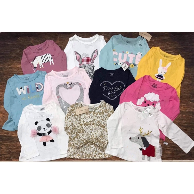 Set 3 áo thun bé trai/bé gái xuất Pháp chất cotton cực đẹp