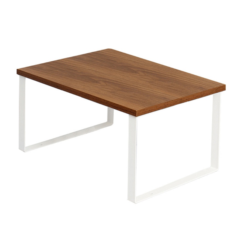 Kệ Đựng Đồ Bằng Sắt + Gỗ Đa Năng Tiện Dụng Cho Nhà Bếp/Phòng Tắm