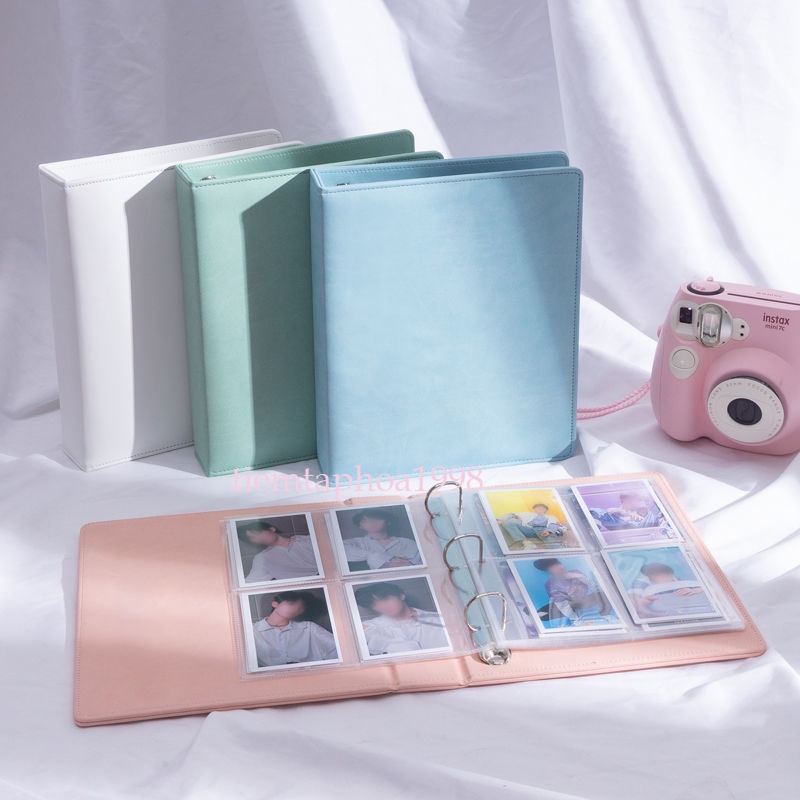 Sổ Binder A5 Còng D Collect Book Bìa Da PU Ánh Nhũ [SẴN]