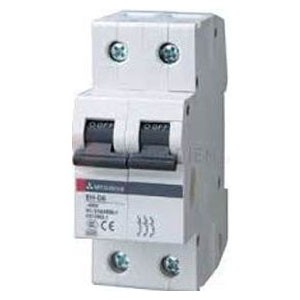 Cầu dao MCB Mitsubishi BH-D6 C N - 63A 6kA 2P