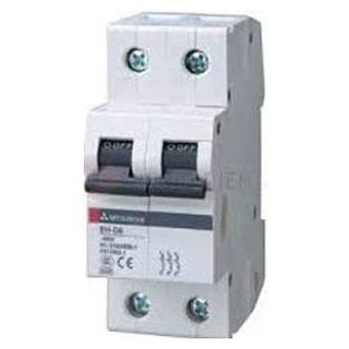 Cầu dao MCB Mitsubishi BH-D6 C N - 63A 6kA 2P