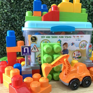 Xếp Hình Thông Minh Có Hộp Đựng Cho Bé Từ 1-5 Tuổi
