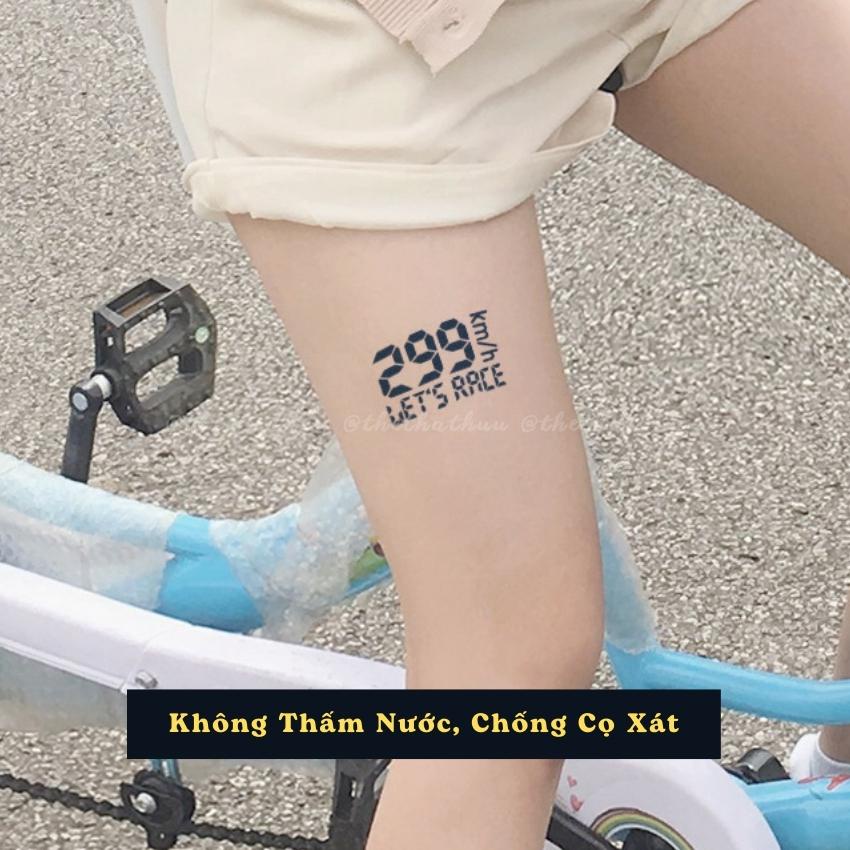 Hình Xăm Tạm Thời Thảo Dược 15 Ngày Không Thấm Nước Mồ Hôi Thethathuu 299km/h Z001