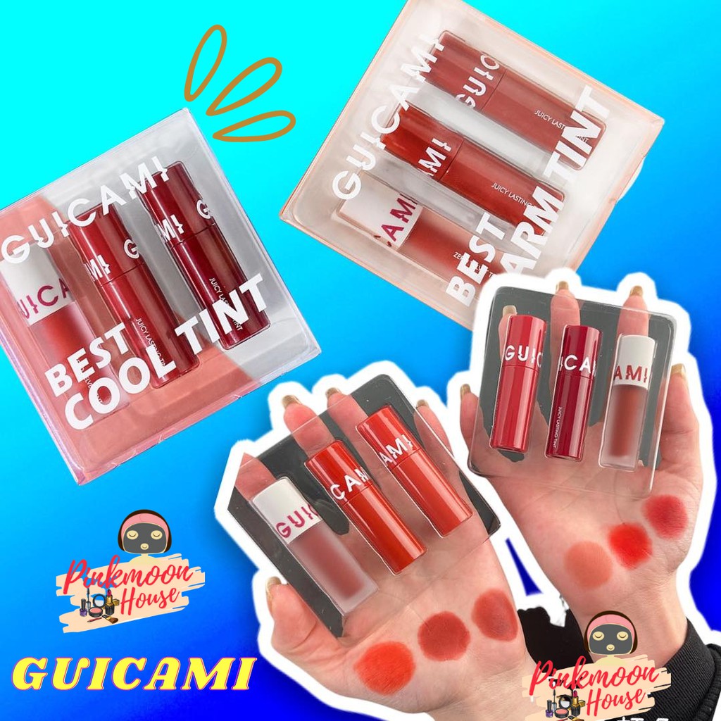 [NEW] ✨SET SON MATTE GUICAMI MINI SIÊU HOT TONE TRẦM - TONE SÁNG✨