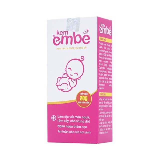 [New] Kem em bé - Tube 20gr - giảm mẩn ngứa, ngừa hăm tã, chàm sữa