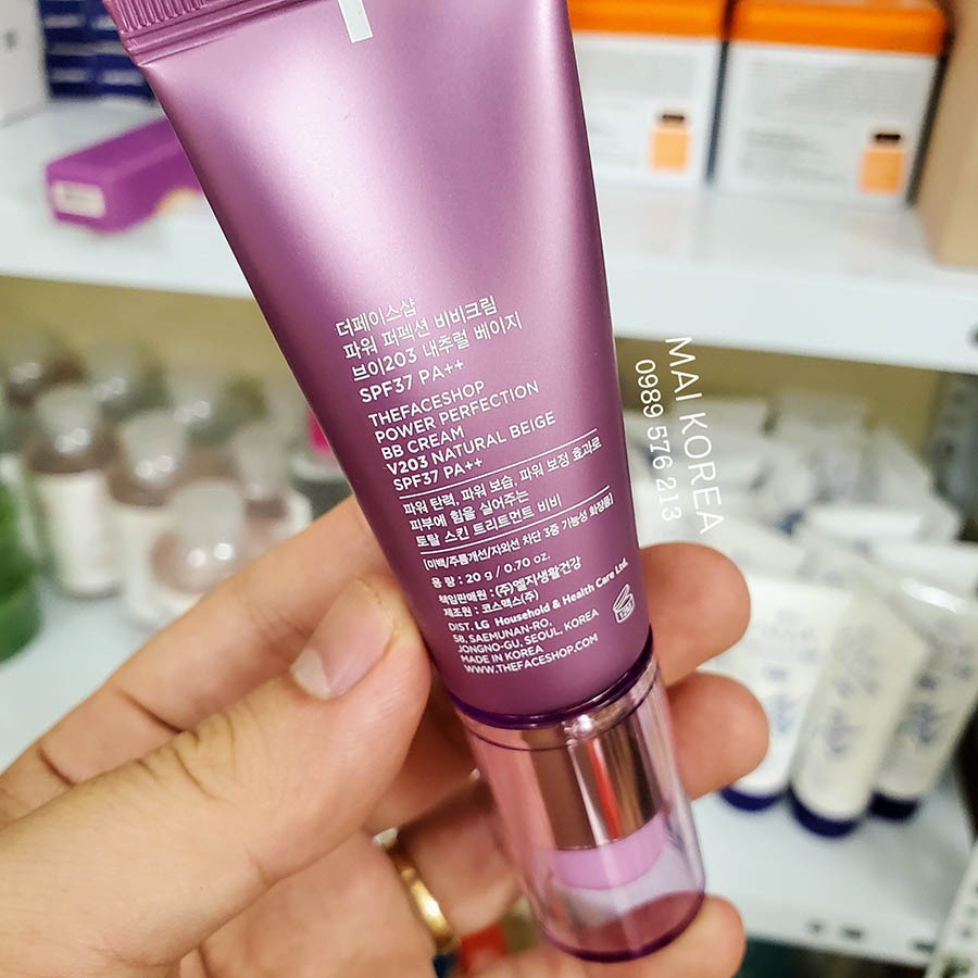 Kem nền BB Cream Hàn Quốc che phủ khuyết điểm