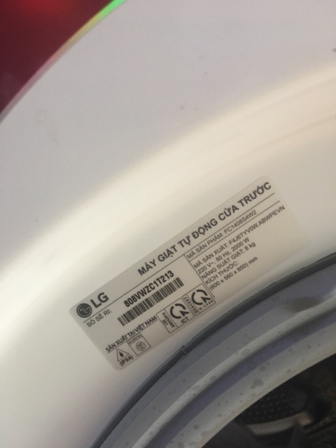 Máy giặt LG 8kg- inventer 1408S5W