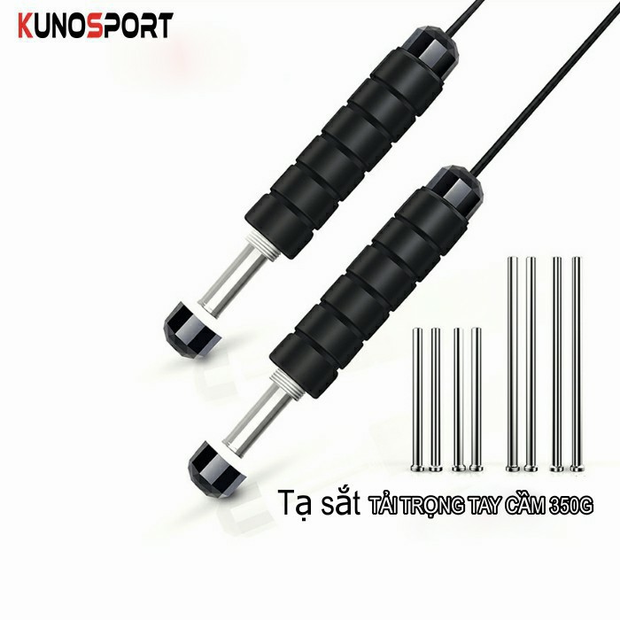 Dây nhảy tập thể dục KUNOSPORT lõi thép cao cấp có bảo hành