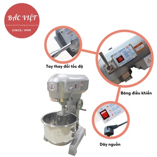 Máy trộn bột B20,Máy nhào bột 20L,Máy đánh trứng trộn bột 20L