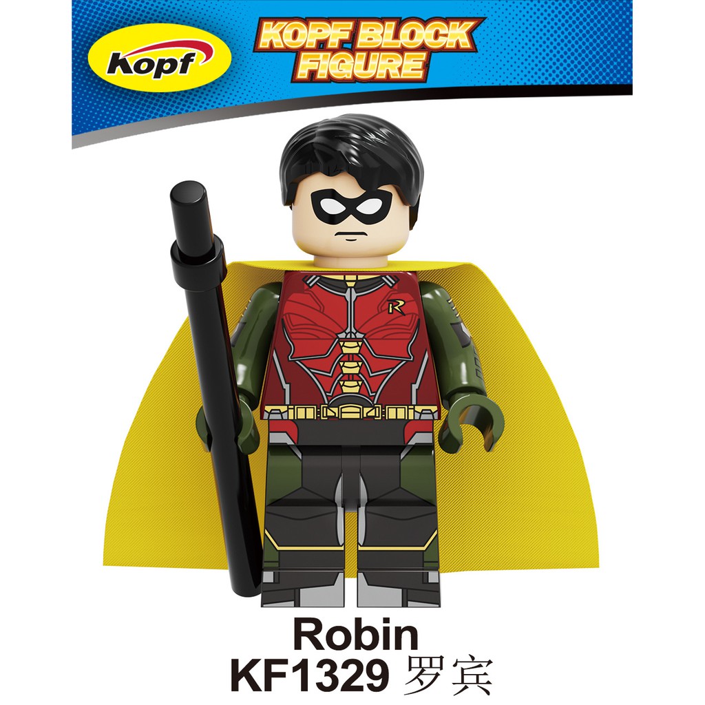 Minifigures Marvel DC Các Mẫu Nhân Vật Super Boy Robin Dove Hawk Raven Mẫu Mới Ra KF6114