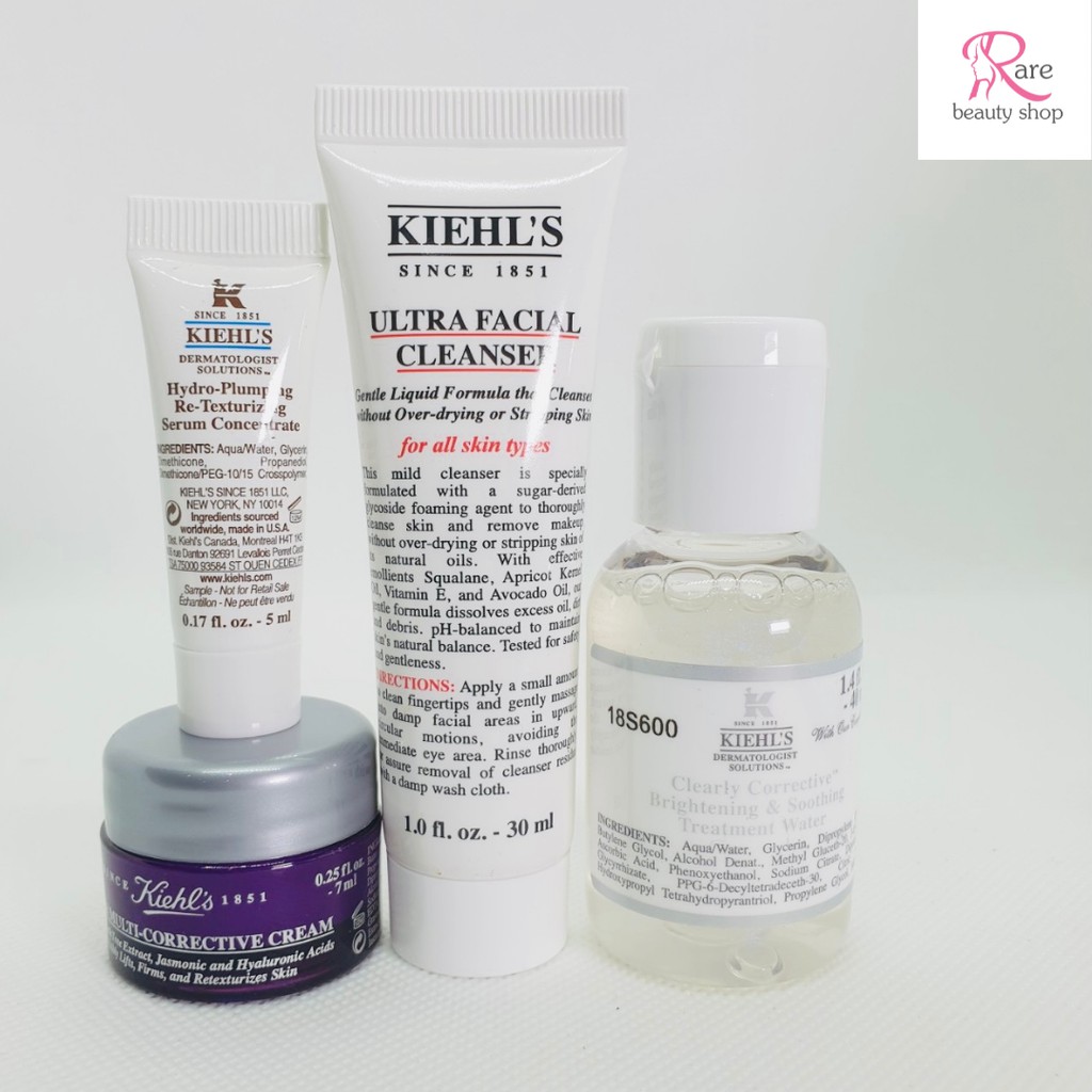 (Duty free) Set Kiehl's mini size duty chuẩn ( số 16)