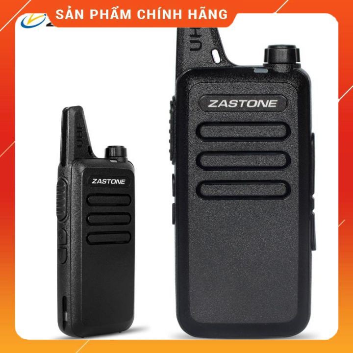 MÁY BỘ ĐÀM 📡𝐾𝐻𝑂𝐴̉𝑁𝐺 𝐶𝐴́𝐶𝐻 𝐶𝑈̛̣𝐶 𝑋𝐴📡 Bộ Đàm Zastone X6 - Tiếng Rõ -  Nhỏ Gọn - Chống Nhiễu - Cực Bền