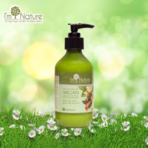 Dầu Xả Thảo Mộc Argan I’m Nature Tinh Chất Xả Giải Quyết Rụng Tóc Gàu Ngứa 300ml An Toàn Tuyệt Đối Cả Bà Bầu Và Sau Sinh