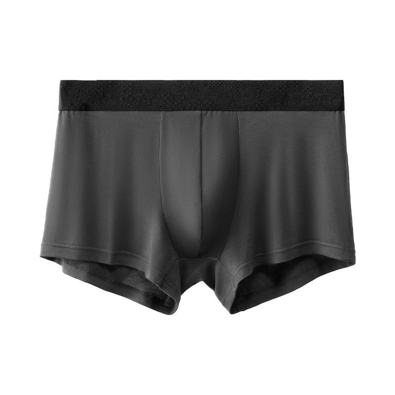 Quần Lót Boxer Mỏng Màu Trơn Hai Lớp Thoáng Khí Cỡ Lớn Thoải Mái Thời Trang Cho Nam 266