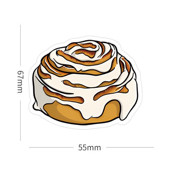 100 Sticker/thức ăn nhanh cute chống nước dán laptop, hình dán mũ bảo hiểm, dán xe, điện thoại, vali st105