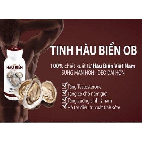 Tinh chất hàu biển ob chính hãng hộp 30 viên