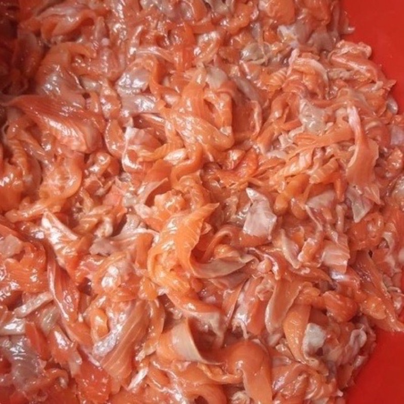 Vụn cá hồi không da không xương tươi ngon