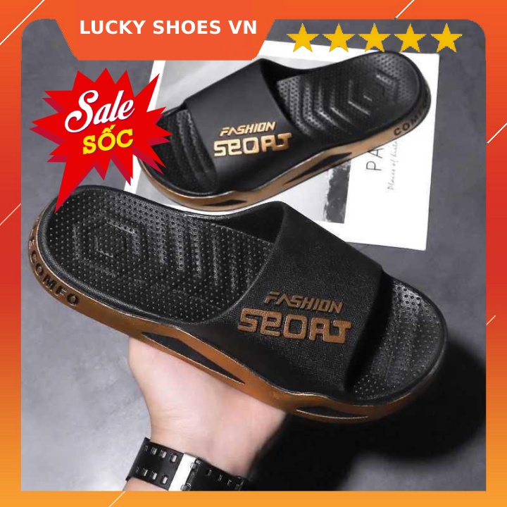 (VIDEO) Dép nam nữ đế thơm siêu êm với 5 màu cao cấp chất đẹp [H62N] LUCKY SHOES VN