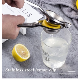Stainless Steel Lemon Clip Manual Juicer Press household lemon clip squeezer
