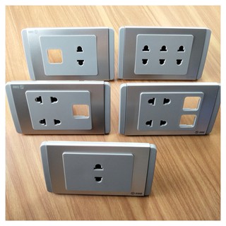Ổ cắm với mặt lỗ công tắc SINO - Dòng S68 - Chính hãng